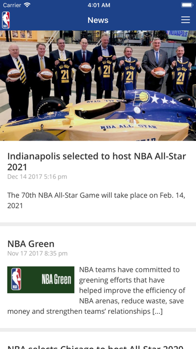 NBA Team Tech Screenshot