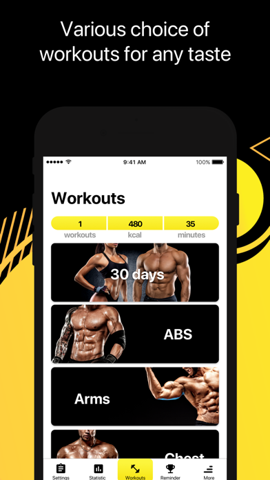 Screenshot #1 pour Sworkout