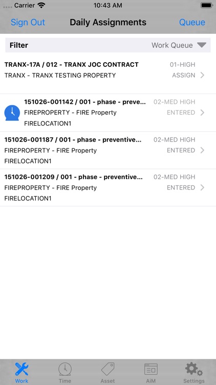 Go 10.2 Work Management