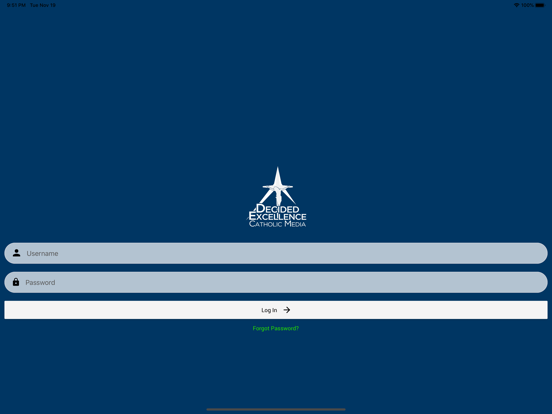 DECM Back Office iPad screenshot 1 - Business app