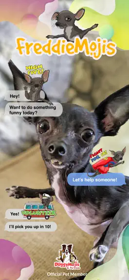 Game screenshot FreddieMojis - Chihuahua emoji mod apk