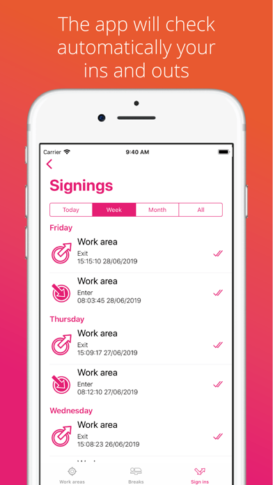 Clock In: Hours Tracker screenshot