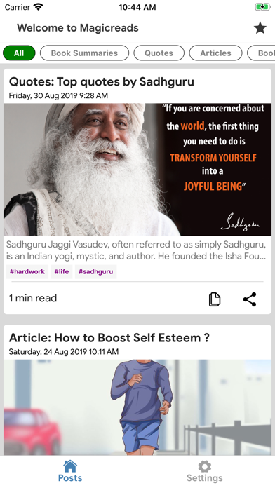 Screenshot #1 pour Magicreads