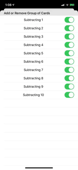 Game screenshot Subtraction Flash Cards Hooda hack