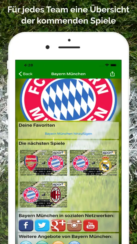 Fussball im TV live