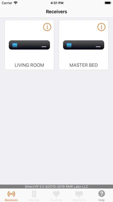 DirectVR Remote for DirecTV screenshot 1 of 2