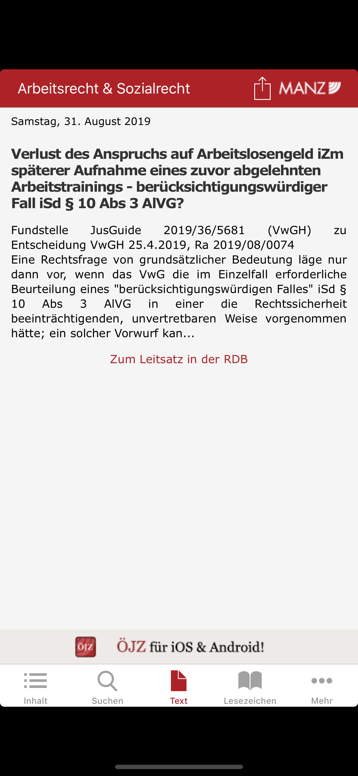 JUSaktuell