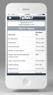 tipmatepro iphone screenshot 3