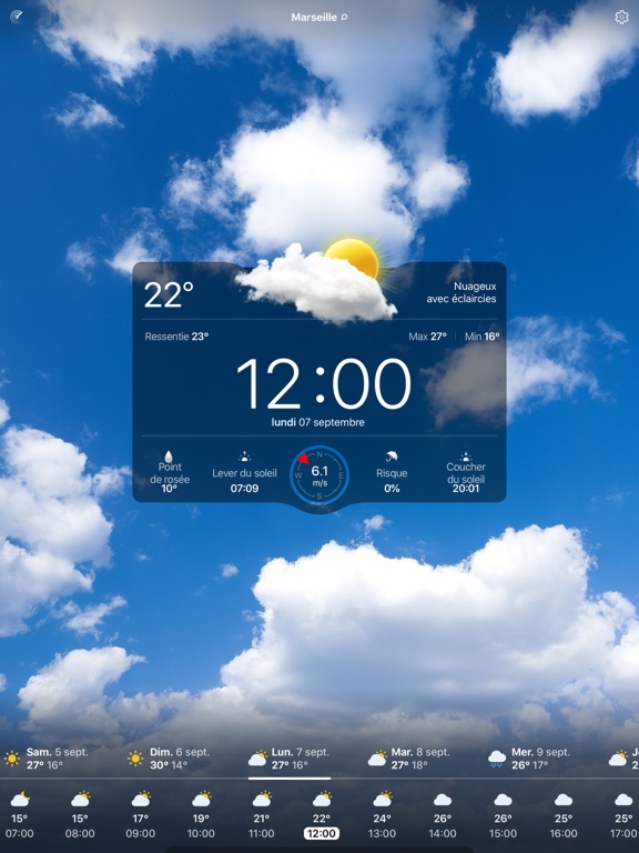 Screenshot #6 pour Météo Live: Prévisions Locales