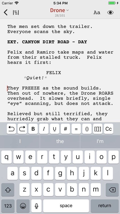 Slugline: Simply Screenwriting screenshot-0