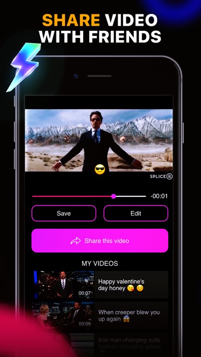 Splicer - Fun Video Meme Makerのおすすめ画像5