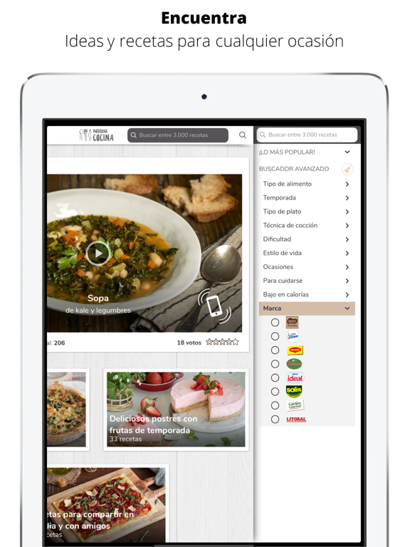 Screenshot #6 pour Nestlé Cocina. Recetas y Menús