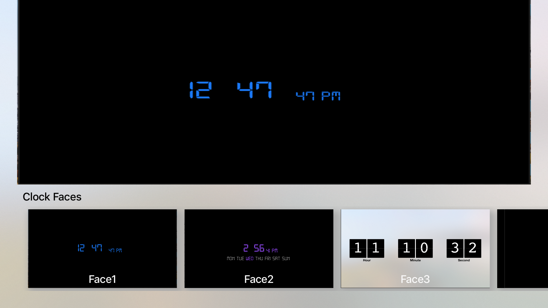 Digital Clock for TV screenshot 3