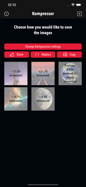 ‎Kompressor - Compress images Screenshot