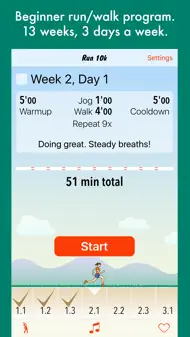 Run 10k - couch to 10k program iphone bilder 0
