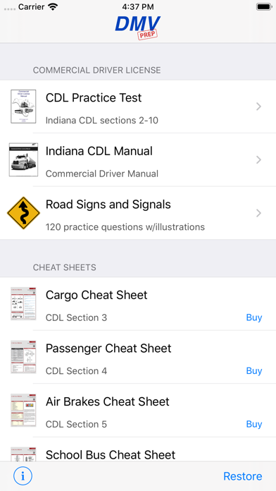 How to cancel & delete Indiana CDL Test Prep from iphone & ipad 1