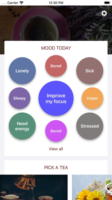 Screenshot #1 pour Moody Tea