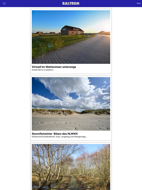 Baltrum App iPad screenshot 4 - Travel app