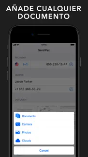 fax app. enviar fax con iphone iphone capturas de pantalla 3
