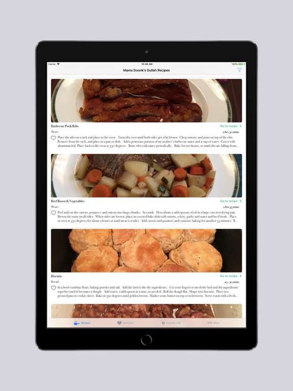 Screenshot #5 pour Gullah Recipes