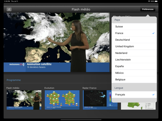 Screenshot #5 pour meteonews.tv