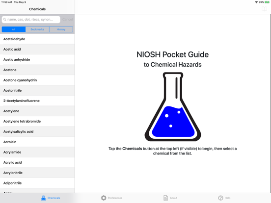 Screenshot #4 pour NIOSH Mobile Pocket Guide