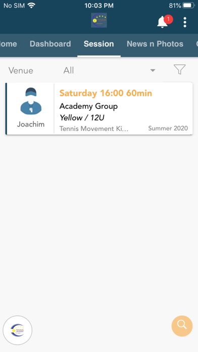 Screenshot #2 pour Tennismovement Kinzigtal
