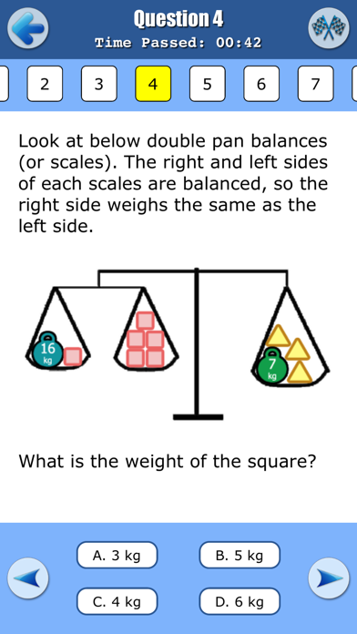 Selective School Tests - Math Screenshot