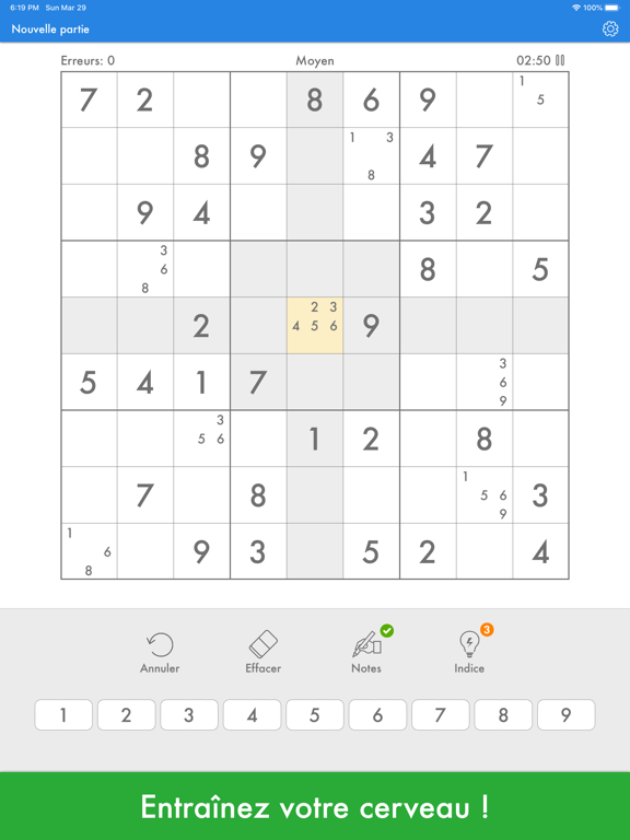 Screenshot #5 pour Sudoku ~ Casse-tête logique