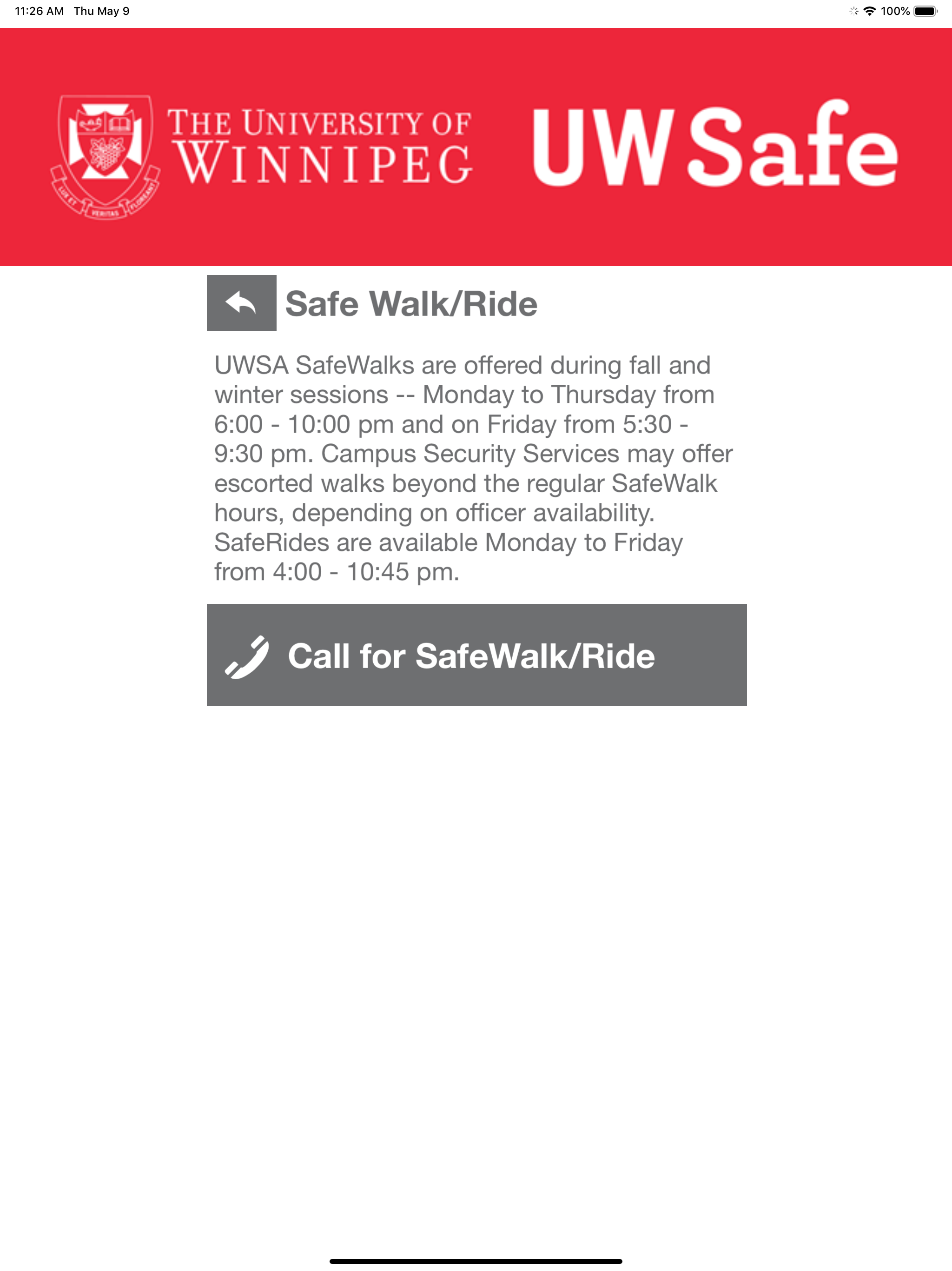 UW Safe screenshot 11