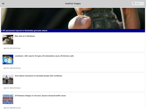 Screenshot #5 pour Kashmir Images News