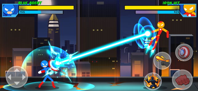 Stick Superhero: Offline Games(圖1)-速報App