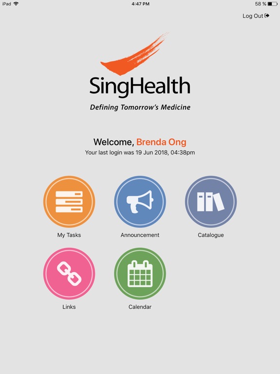 SingHealth eLearning screenshot 2