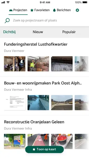 Dura Vermeer BouwApp screenshot 1