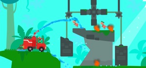 Dinosaur Fire Truck Games kids screenshot #8 for iPhone
