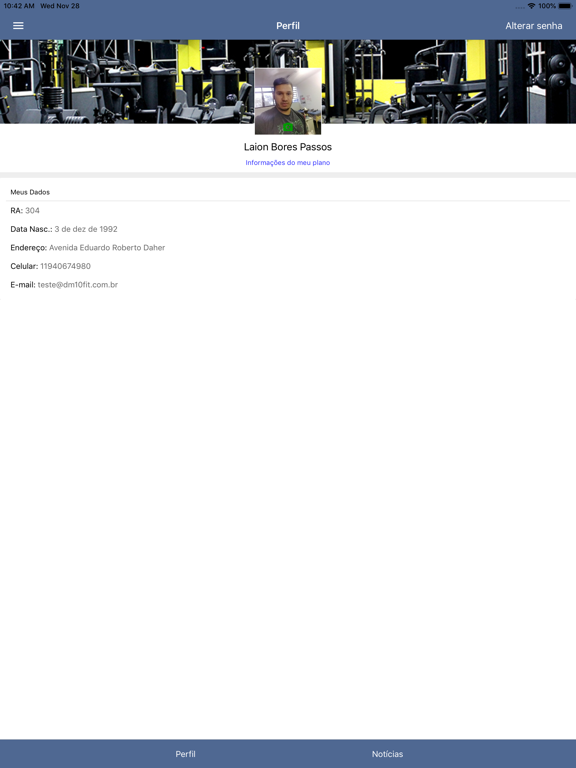 Screenshot #5 pour DM10FIT Alunos