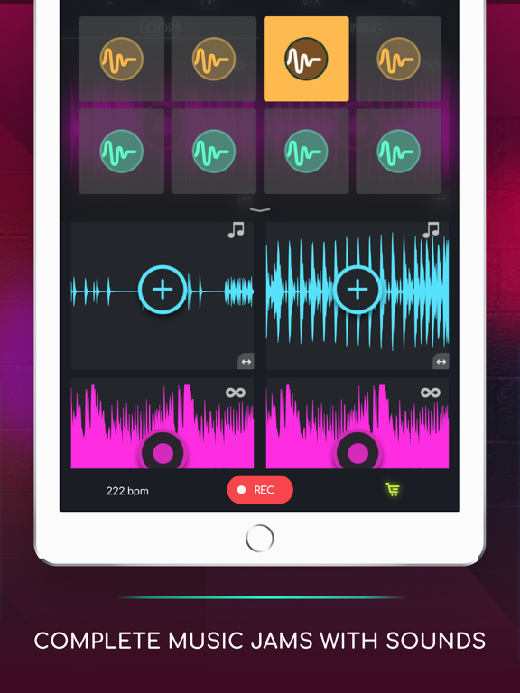 Just Loop It! Lite-Music Jam iPad screenshot