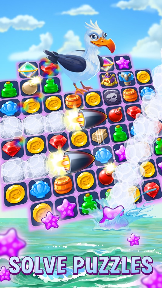 #2. Pirates & Pearls: Match 3 Game (iOS) 由: G5 Entertainment AB