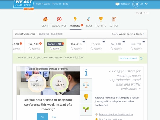 Screenshot #5 pour WeAct Challenge