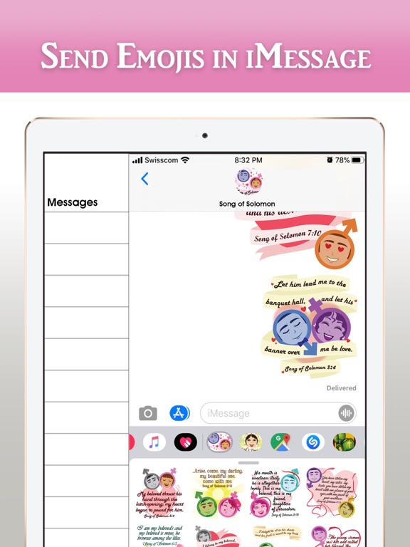 Screenshot #6 pour Song of Solomon Bible Emojis