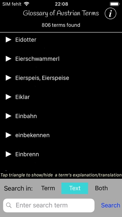 Glossary of Austrian Terms screenshot 4