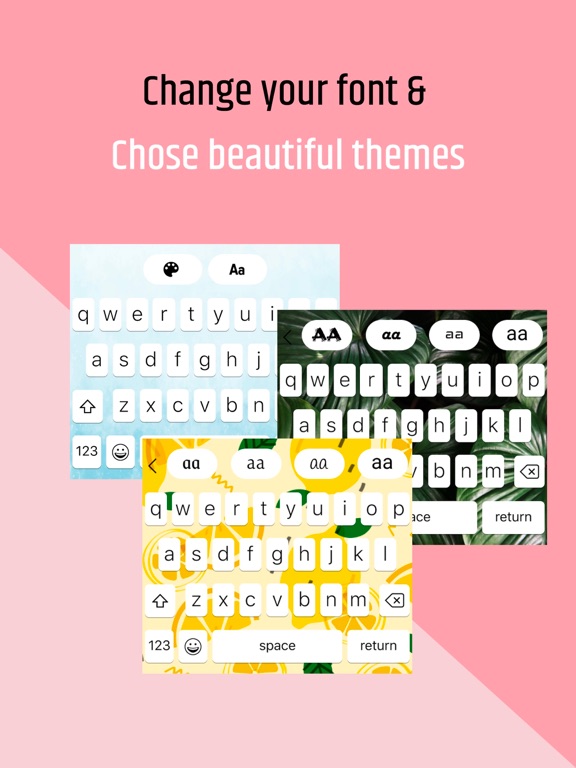 Screenshot #6 pour TypeAwesome - Fonts Keyboard