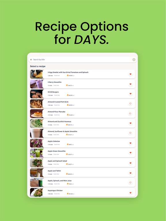 30 Day Whole Foods Meal Plan iPad screenshot 4 - Food & Drink app