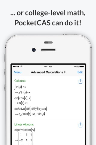 PocketCAS: Mathematics Toolkitのおすすめ画像3