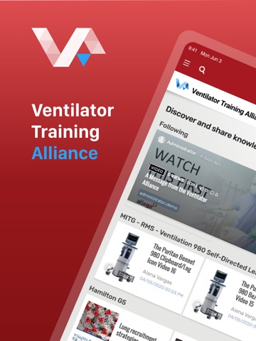 Ventilator Training Alliance iPad screenshot 1