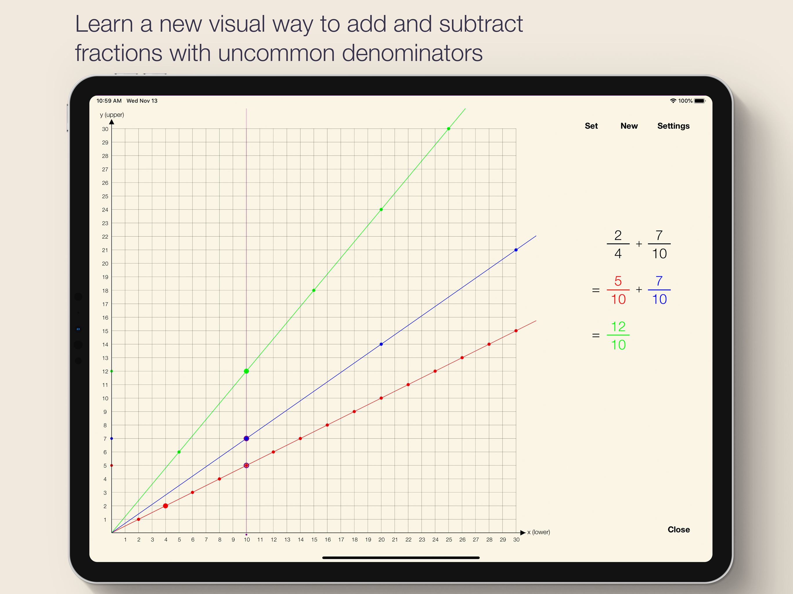Fraction as Slope screenshot 3