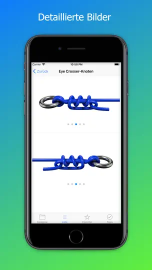 Screenshot von MyRigs - Knoten Zum Angeln Pro auf dem iPhone 6