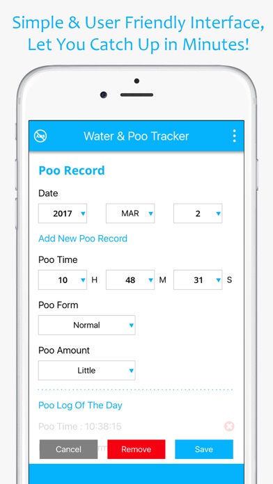 Water Reminder & Poo Tracker screenshot 3