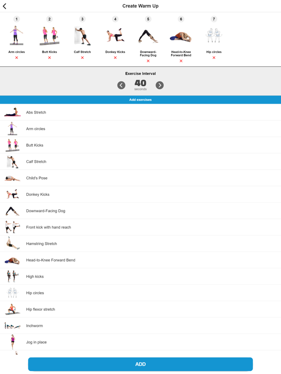 Warm Up, Cool Down iPad screenshot