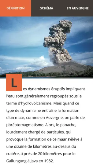 Capture d'écran de Volcans D'Auvergne sur iPhone 3